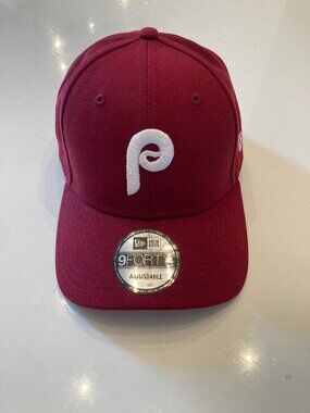 Philadelphia Phillies New Era Adjustable Hat - Maroon 9Forty